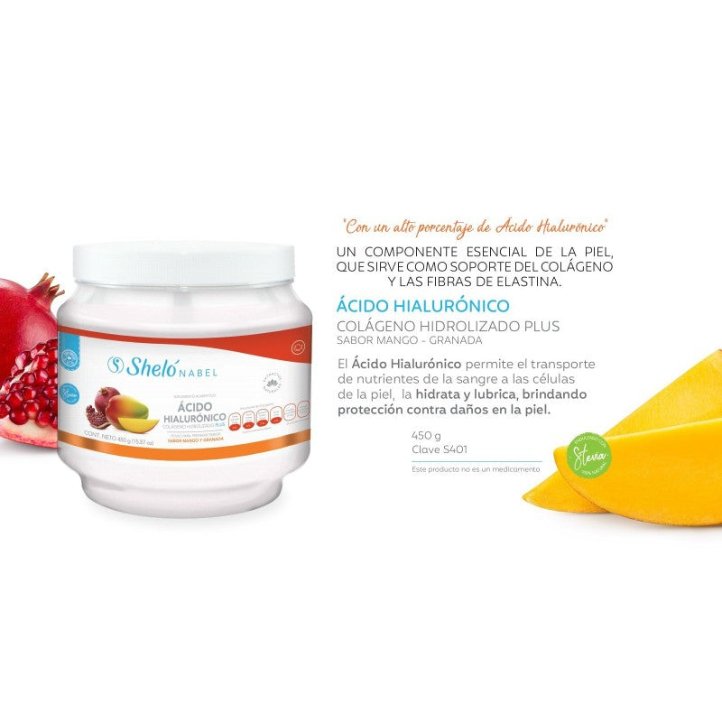 Ácido Hialurónico Colágeno Hidrolizado Plus 450g